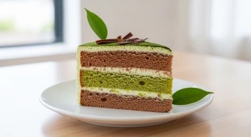chocolate matcha cake